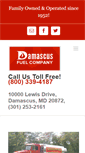 Mobile Screenshot of damascusfuel.com